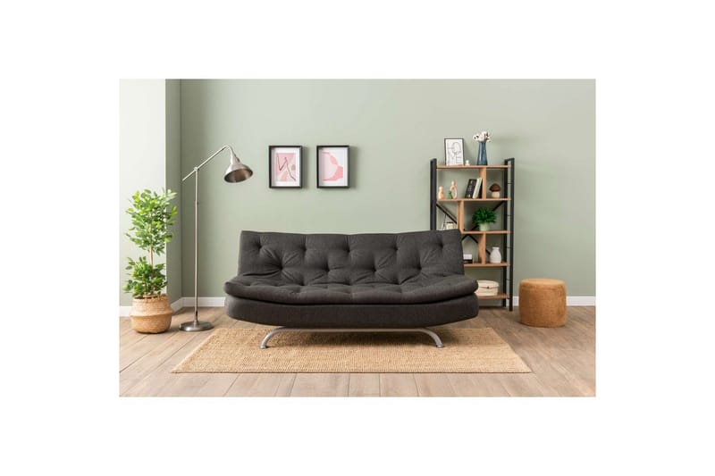 Soren Sovesofa 3-sits - Mørkegrå - Møbler - Sofaer - Sovesofaer - 3 seters sovesofa