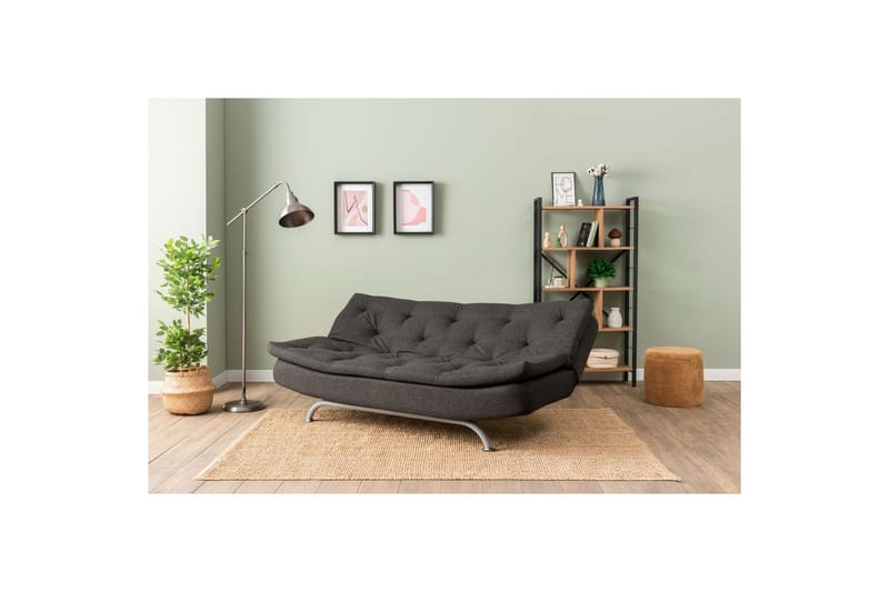 Soren Sovesofa 3-sits - Mørkegrå - Møbler - Sofaer - Sovesofaer - 3 seters sovesofa
