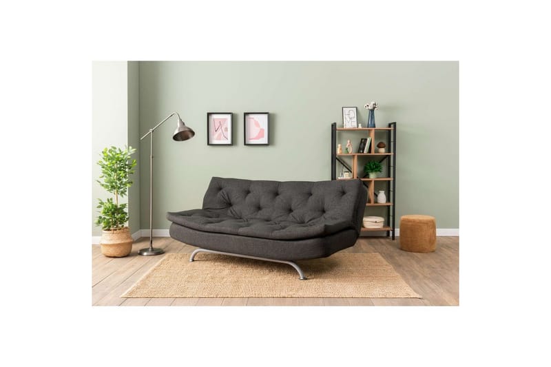 Soren Sovesofa 3-sits - Mørkegrå - Møbler - Sofaer - Sovesofaer - 3 seters sovesofa