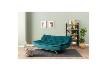 Soren Sovesofa 3-sits - Petrol Grønn - Møbler - Sofaer - Sovesofaer - 3 seters sovesofa
