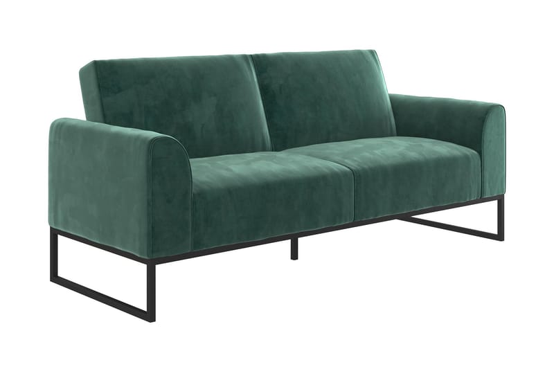 Sovesofa Adley - Grønn - Møbler - Sofaer - Sovesofaer - Langsgående sovesofa