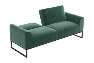 Sovesofa Adley - Grønn - Møbler - Sofaer - Sovesofaer - Langsgående sovesofa