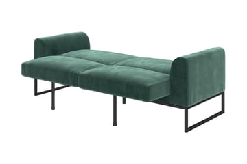 Sovesofa Adley - Grønn - Møbler - Sofaer - Sovesofaer - Langsgående sovesofa