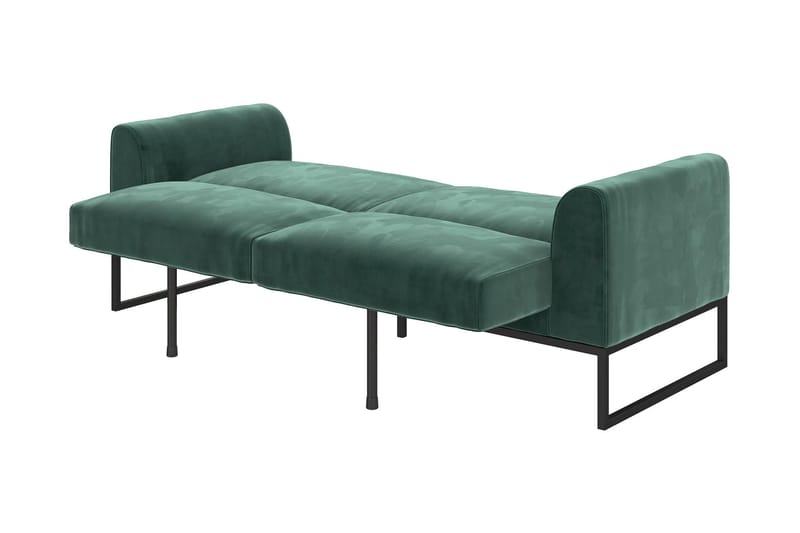Sovesofa Adley - Grønn - Møbler - Sofaer - Sovesofaer - Langsgående sovesofa