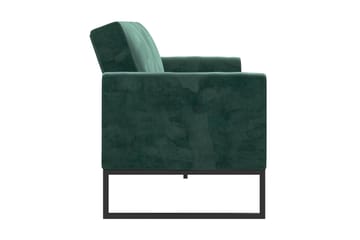 Sovesofa Adley - Grønn - Møbler - Sofaer - Sovesofaer - Langsgående sovesofa