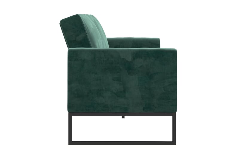 Sovesofa Adley - Grønn - Møbler - Sofaer - Sovesofaer - Langsgående sovesofa