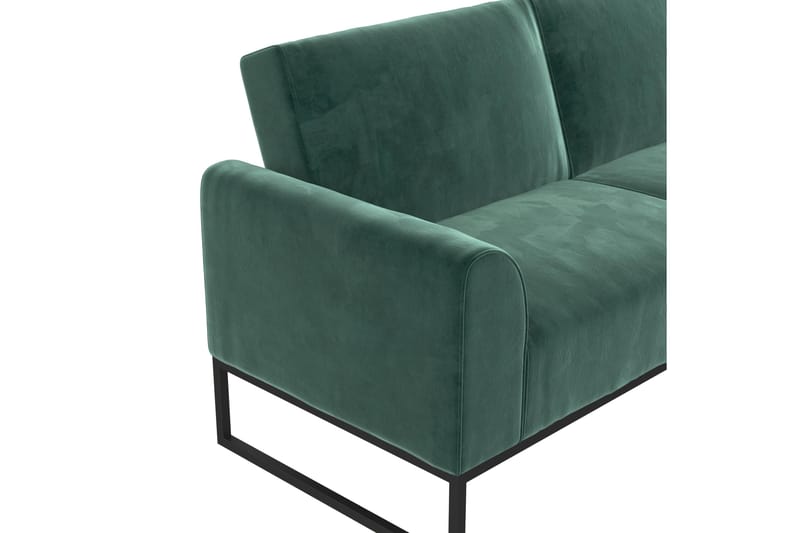 Sovesofa Adley - Grønn - Møbler - Sofaer - Sovesofaer - Langsgående sovesofa