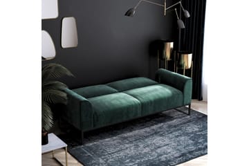 Sovesofa Adley - Grønn - Møbler - Sofaer - Sovesofaer - Langsgående sovesofa