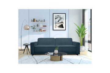 Sovesofa Allie Blå, Cordoroy, 81x225x91 cm