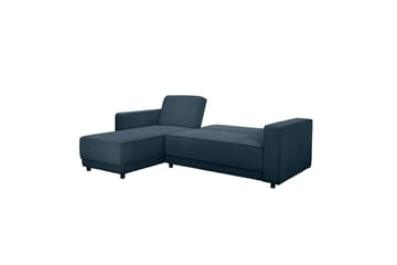 Sovesofa Allie Blå, Cordoroy, 82x229x154 cm - Blå, Cordoroy, 82x229x154 cm - Møbler - Sofaer - Sovesofaer - Sovesofa divan