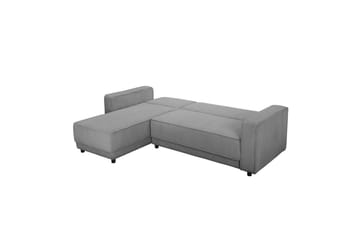 Sovesofa Allie Grå, Cordoroy, 82x229x154 cm - Grå, Cordoroy, 82x229x154 cm - Møbler - Sofaer - Sovesofaer - Sovesofa divan