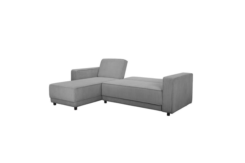 Sovesofa Allie Grå, Cordoroy, 82x229x154 cm - Grå, Cordoroy, 82x229x154 cm - Møbler - Sofaer - Sovesofaer - Sovesofa divan