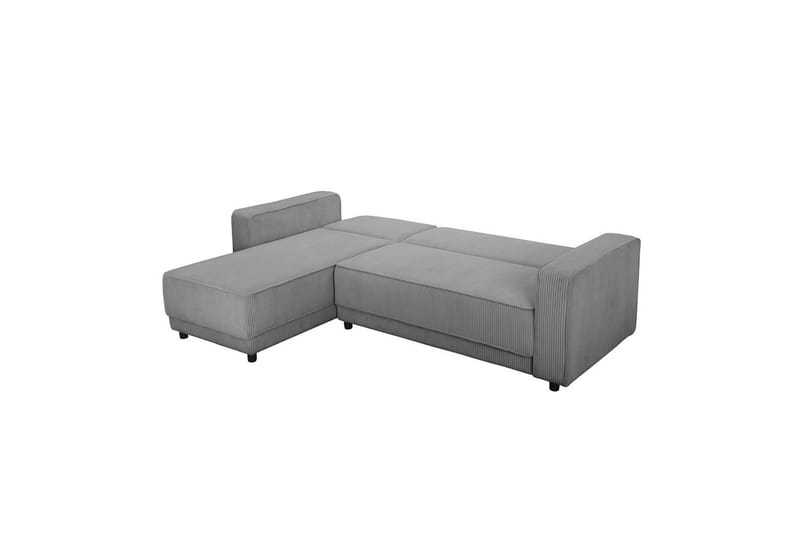 Sovesofa Allie Grå, Cordoroy, 82x229x154 cm - Grå, Cordoroy, 82x229x154 cm - Møbler - Sofaer - Sovesofaer - Sovesofa divan