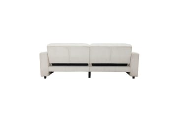 Sovesofa Allie Krem, Cordoroy, 81x225x91 cm - Krem, Cordoroy, 81x225x91 cm - Møbler - Sofaer - Sovesofaer - 3 seters sovesofa
