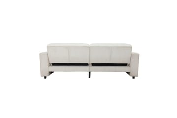 Sovesofa Allie Krem, Cordoroy, 81x225x91 cm - Krem, Cordoroy, 81x225x91 cm - Møbler - Sofaer - Sovesofaer - 3 seters sovesofa