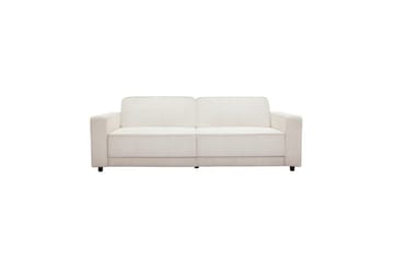 Sovesofa Allie Krem, Cordoroy, 81x225x91 cm - Krem, Cordoroy, 81x225x91 cm - Møbler - Sofaer - Sovesofaer - 3 seters sovesofa