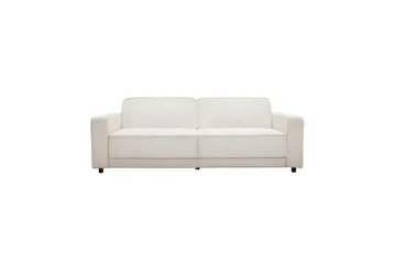 Sovesofa Allie Krem, Cordoroy, 81x225x91 cm - Krem, Cordoroy, 81x225x91 cm - Møbler - Sofaer - Sovesofaer - 3 seters sovesofa