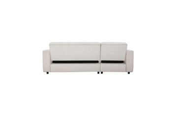 Sovesofa Allie Krem, Cordoroy, 82x229x154 cm - Krem, Cordoroy, 82x229x154 cm - Møbler - Sofaer - Sovesofaer - Sovesofa divan