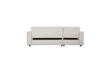Sovesofa Allie Krem, Cordoroy, 82x229x154 cm - Krem, Cordoroy, 82x229x154 cm - Møbler - Sofaer - Sovesofaer - Sovesofa divan