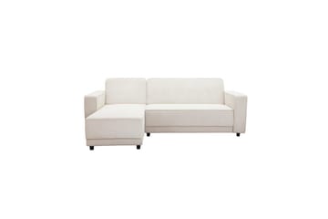 Sovesofa Allie Krem, Cordoroy, 82x229x154 cm - Krem, Cordoroy, 82x229x154 cm - Møbler - Sofaer - Sovesofaer - Sovesofa divan