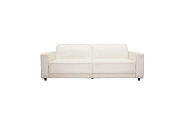 Sovesofa Allie Krem, Fløyel, 81x225x91 cm - Krem, Fløyel, 81x225x91 cm - Møbler - Sofaer - Sovesofaer - 3 seters sovesofa