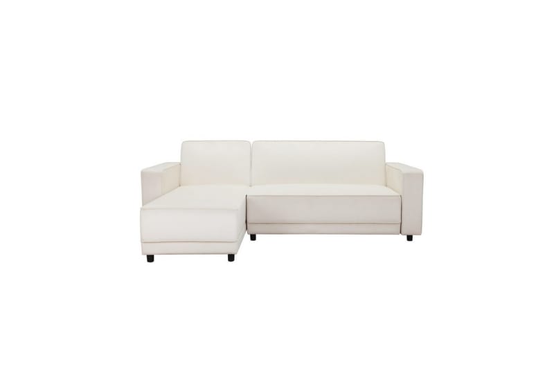 Sovesofa Allie Krem, Fløyel, 82x229x154 cm - Krem, Fløyel, 82x229x154 cm - Møbler - Sofaer - Sovesofaer - Sovesofa divan
