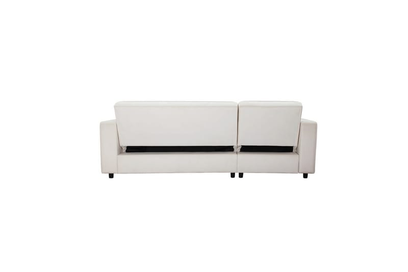 Sovesofa Allie Krem, Fløyel, 82x229x154 cm - Krem, Fløyel, 82x229x154 cm - Møbler - Sofaer - Sovesofaer - Sovesofa divan