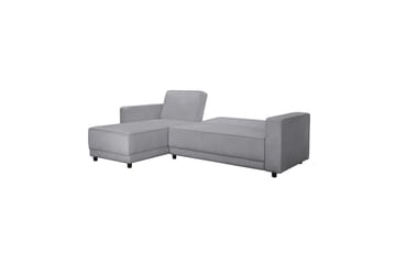 Sovesofa Allie Lys grå, Fløyel, 82x229x154 cm - Lys grå, Fløyel, 82x229x154 cm - Møbler - Sofaer - Sovesofaer - Sovesofa divan
