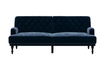 Sovesofa Aruby - Blå - Møbler - Sofaer - Fløyelssofaer