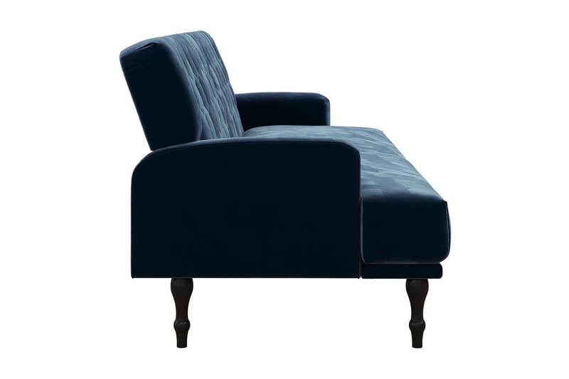 Sovesofa Aruby - Blå - Møbler - Sofaer - Fløyelssofaer