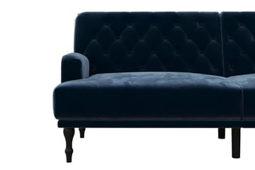 Sovesofa Aruby - Blå - Møbler - Sofaer - Fløyelssofaer