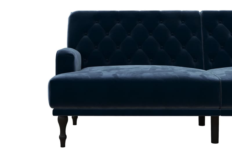Sovesofa Aruby - Blå - Møbler - Sofaer - Fløyelssofaer