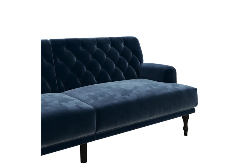 Sovesofa Aruby - Blå - Møbler - Sofaer - Fløyelssofaer