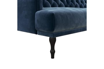 Sovesofa Aruby - Blå - Møbler - Sofaer - Fløyelssofaer