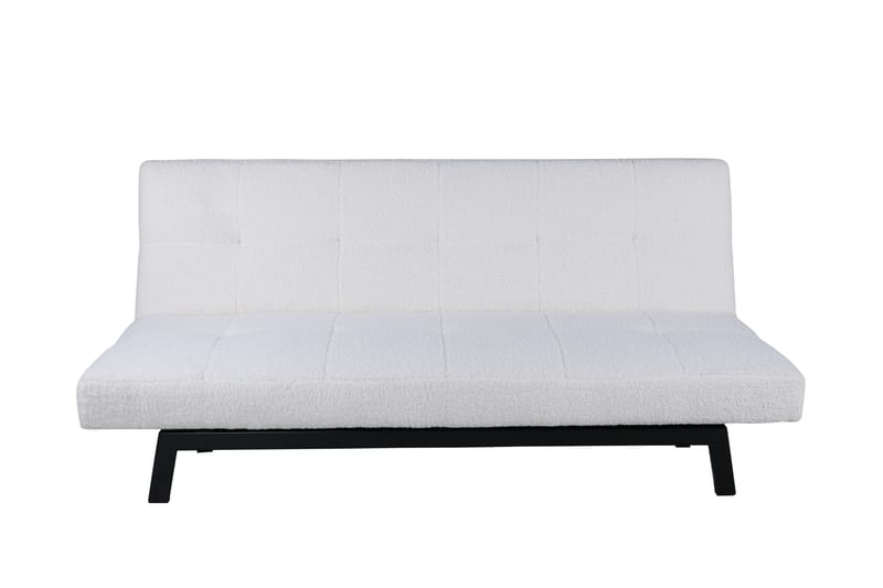 Bodil Sovesofa - Hvit / Svart - Møbler - Sofaer - Sovesofaer - Langsgående sovesofa
