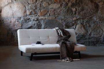 Bodil Sovesofa - Hvit / Svart - Møbler - Sofaer - Sovesofaer - Langsgående sovesofa