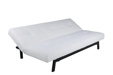 Bodil Sovesofa - Hvit / Svart - Møbler - Sofaer - Sovesofaer - Langsgående sovesofa