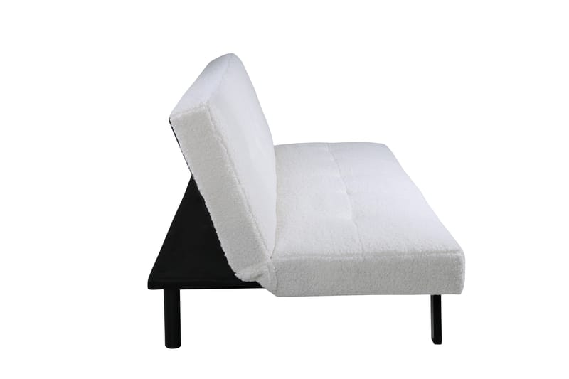 Bodil Sovesofa - Hvit / Svart - Møbler - Sofaer - Sovesofaer - Langsgående sovesofa