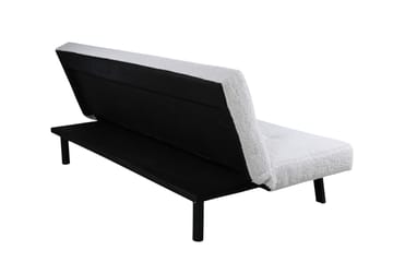 Bodil Sovesofa - Hvit / Svart - Møbler - Sofaer - Sovesofaer - Langsgående sovesofa