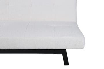 Bodil Sovesofa - Hvit / Svart - Møbler - Sofaer - Sovesofaer - Langsgående sovesofa
