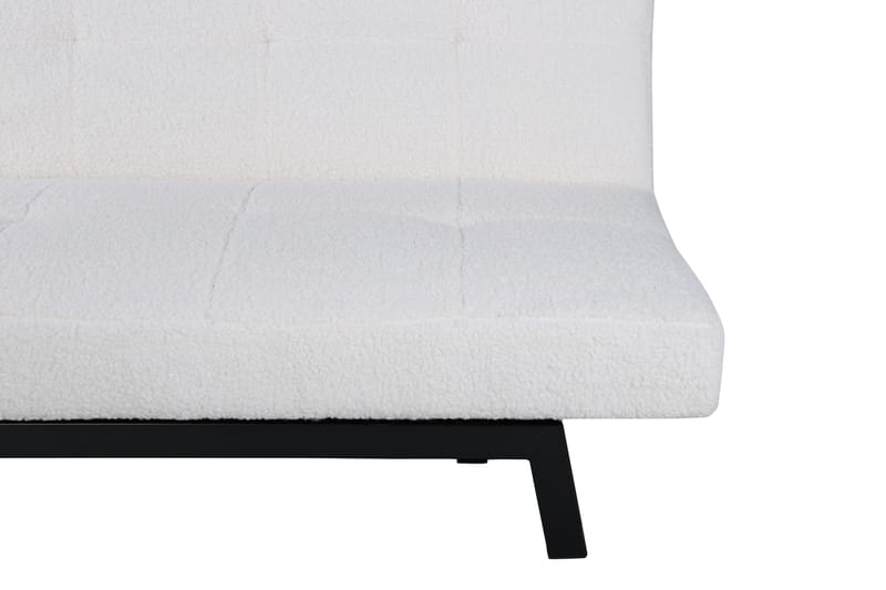 Bodil Sovesofa - Hvit / Svart - Møbler - Sofaer - Sovesofaer - Langsgående sovesofa