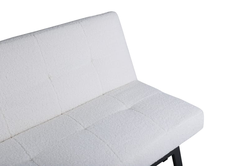 Bodil Sovesofa - Hvit / Svart - Møbler - Sofaer - Sovesofaer - Langsgående sovesofa