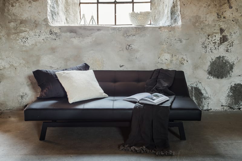 Bodil Sovesofa - Svart - Møbler - Sofaer - Sovesofaer - Langsgående sovesofa