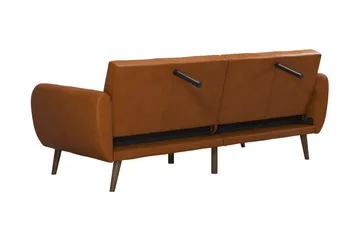 Sovesofa Brittany - Lysebrun - Møbler - Sofaer - Sovesofaer - Langsgående sovesofa