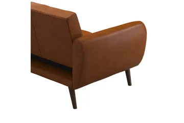 Sovesofa Brittany - Lysebrun - Møbler - Sofaer - Sovesofaer - Langsgående sovesofa