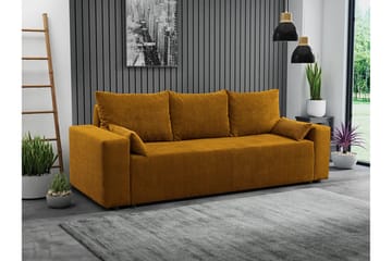 Sovesofa - Brun - Møbler - Sofaer - Sovesofaer - Langsgående sovesofa