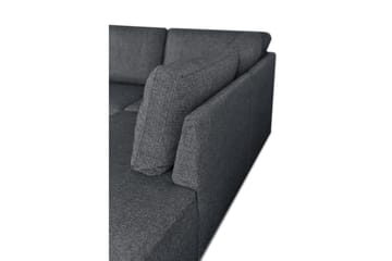 Sovesofa Carosello 3-seter Høyre - Mørkgrå - Møbler - Sofaer - Sovesofaer - Sovesofa divan