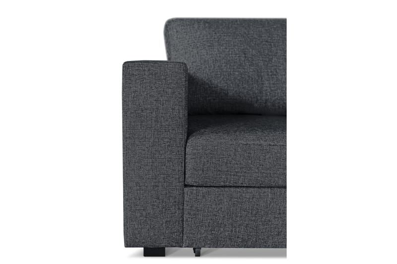 Sovesofa Carosello 3-seter Høyre - Mørkgrå - Møbler - Sofaer - Sovesofaer - Sovesofa divan