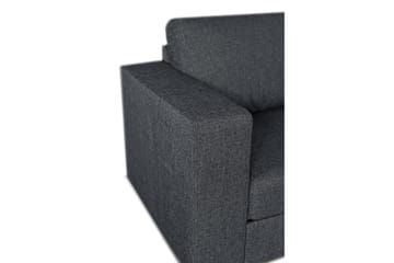 Sovesofa Carosello 3-seter Høyre - Mørkgrå - Møbler - Sofaer - Sovesofaer - Sovesofa divan