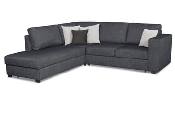 Sovesofa Carosello 3-seter Venstre - Mørkgrå - Møbler - Sofaer - Sovesofaer - Sovesofa divan
